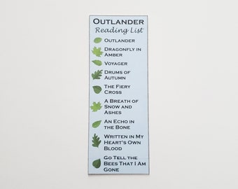 Outlander Reading Tracker Bookmark