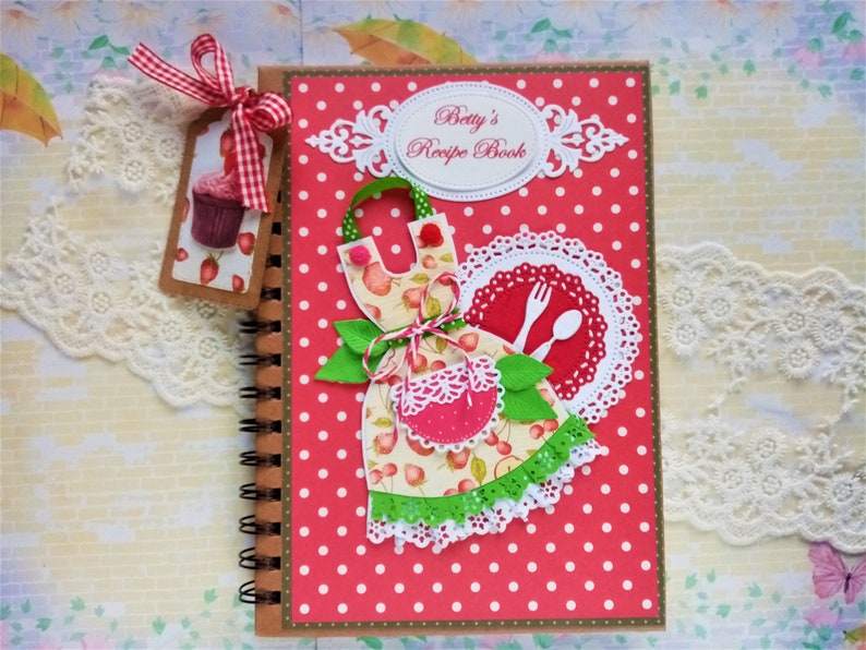 Personalised Recipe Book Handmade Recipe Organizer Kitchen Etsy
