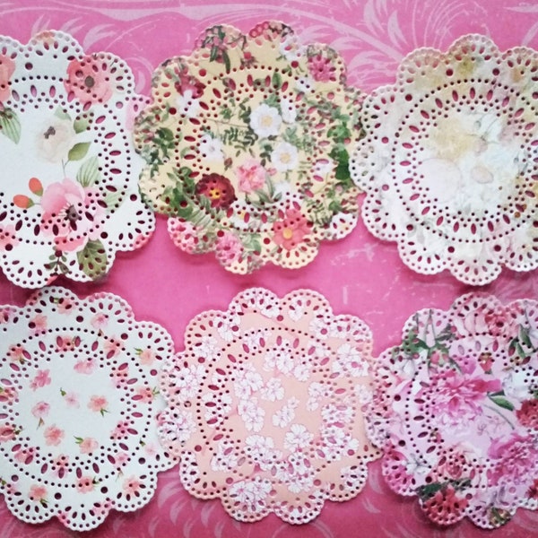Pink Paper Doilies Etsy