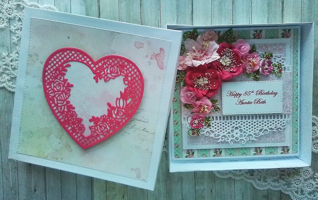 Luxury Boxed Birthday Card – Personalised Keepsake Gift | Handmade 3D ...