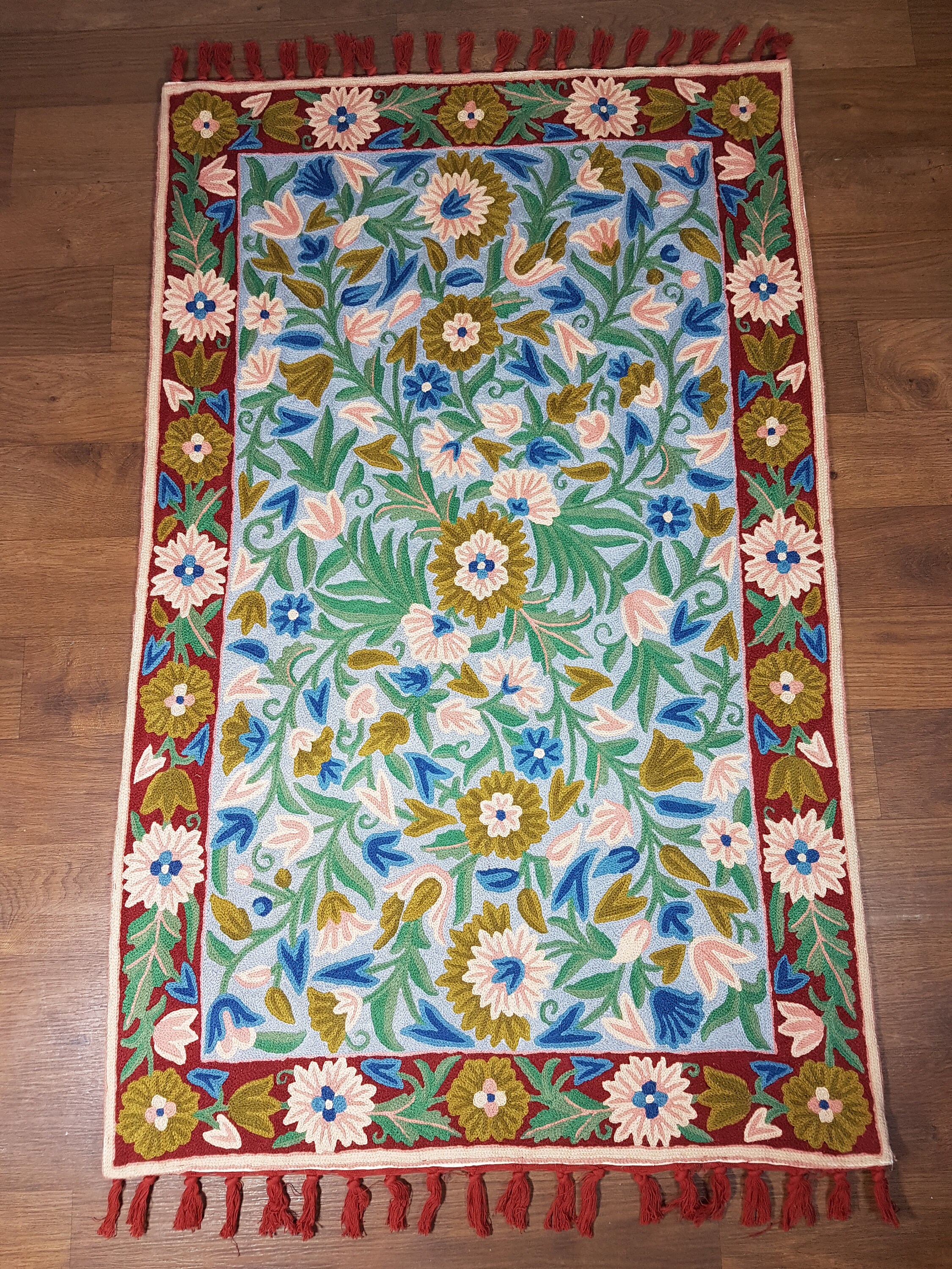 30 X 48 Inch Kashmiri Wool Carpet Kashmiri Rugs Bedroom Rug Etsy UK