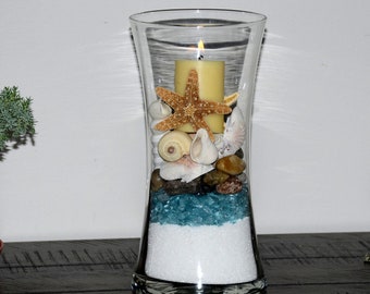 Nautical Wedding,Coastal wedding,Beach wedding,wedding centerpieces,candle holder,nautical party decor,modern beach decor,table centerpiece,