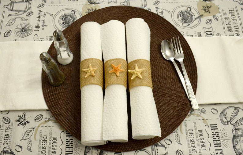 Wedding Napkin ring holderNapkin HolderRustic HolderTheme weddingBeach theme decorBeach weddingRustic partyOffice Party decorRetirem