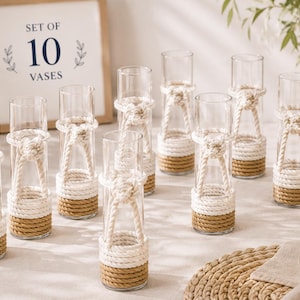 Bulk Beach wedding decor, Nautical wedding table centerpiece, Coastal wedding decor, Home decor, cylinder vase, Destination reception decor