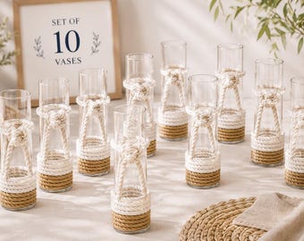 Bulk Beach wedding decor, Nautical wedding table centerpiece, Coastal wedding decor, Home decor, cylinder vase, Destination reception decor