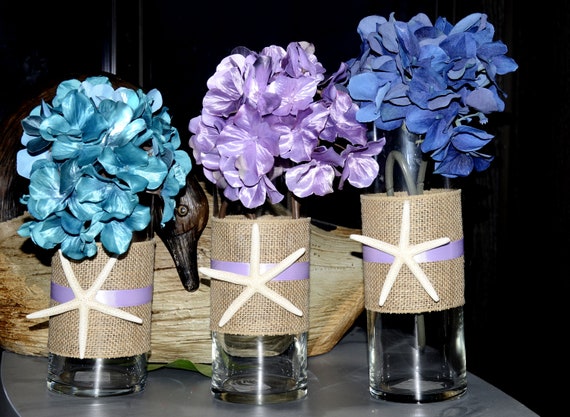 Flower Vaserustic Decorwedding Table Decorbeach Etsy