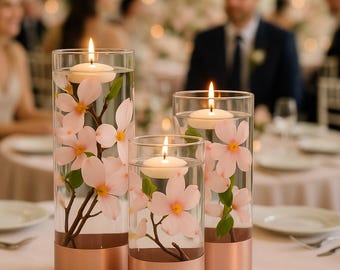 Blossom Wedding Floral Arrangement, Silk Wedding Centerpiece, Romantic Bedroom Decor,  Floral Table Decoration, wedding table flowers