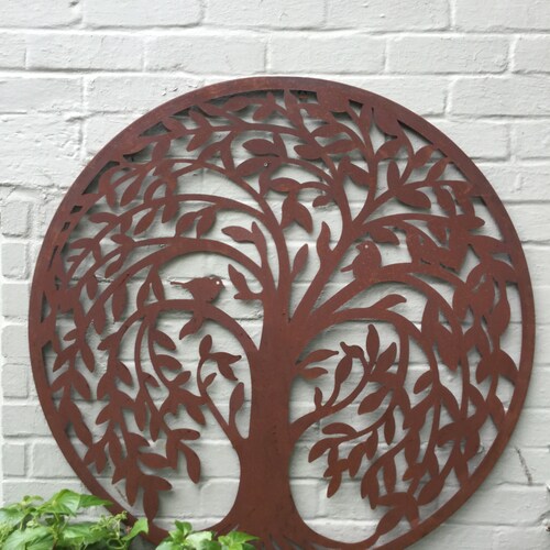 Beautiful Extra Large Rustic Wall Art Swirling Tree Wall Etsy UK