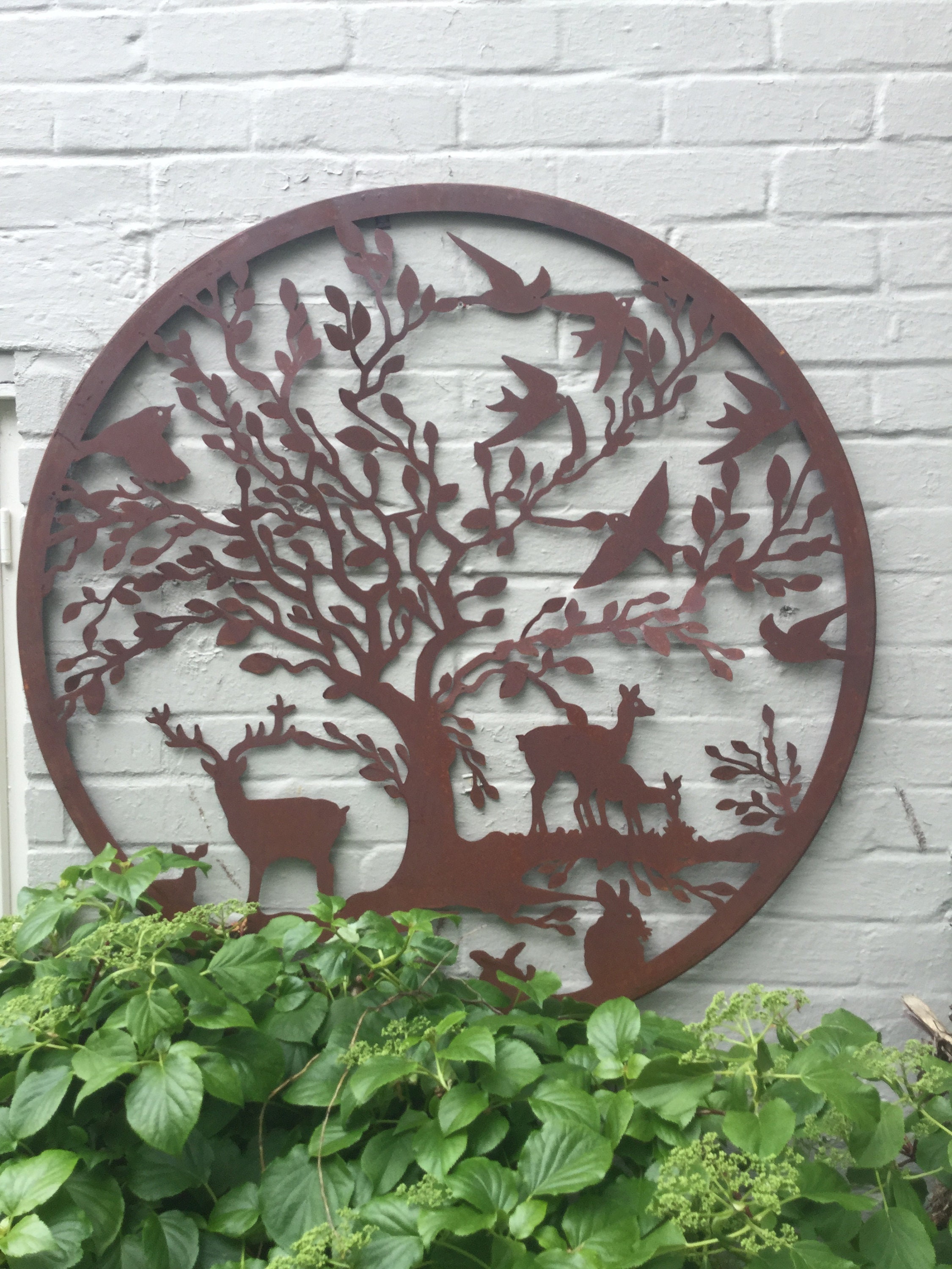 Beautiful Extra Large Rustic Wall Art Swirling Tree Wall Etsy UK