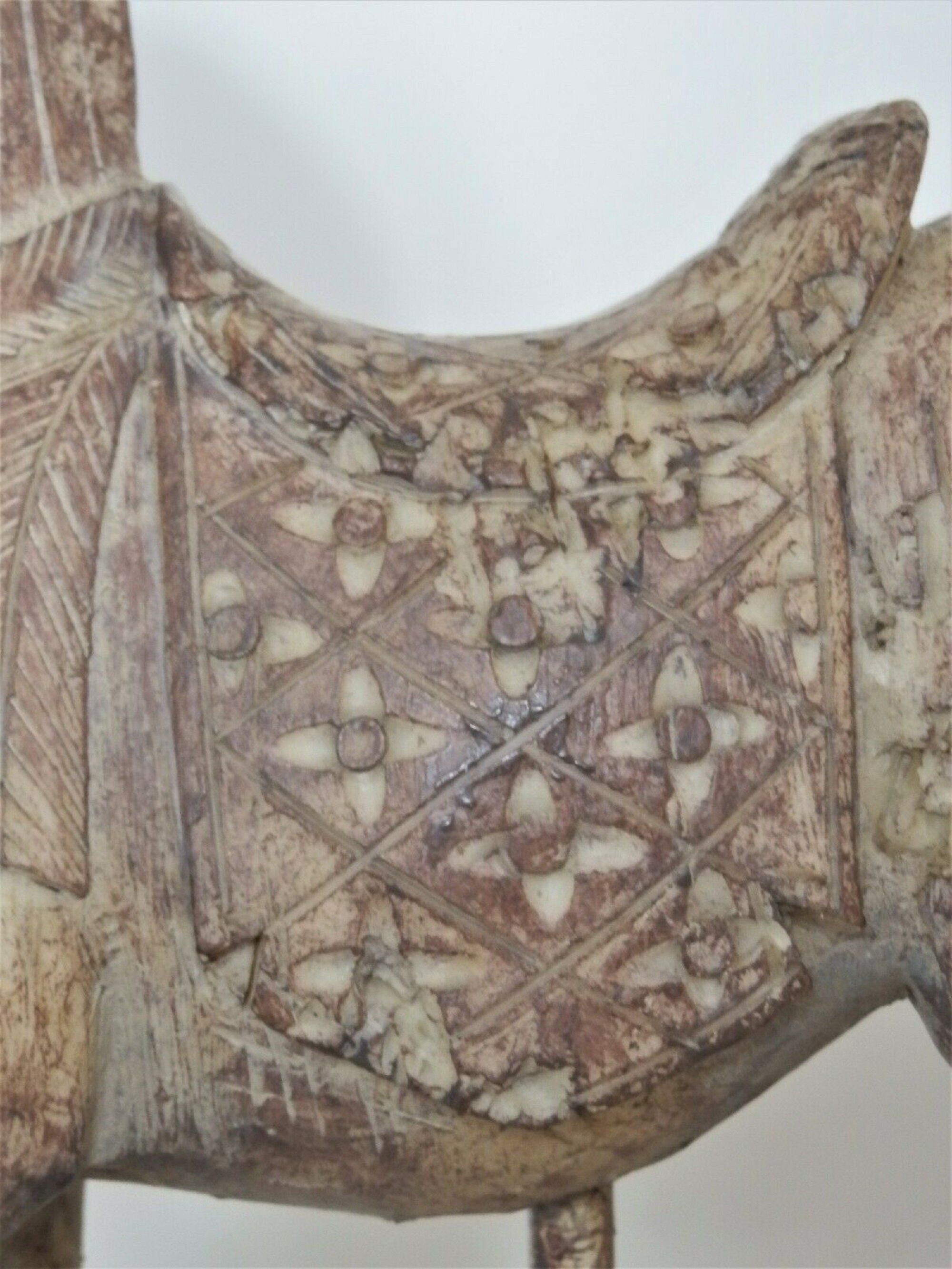 Beautiful Tang Horse Wood Carved Effect Antique Aged Style on Etsy UK