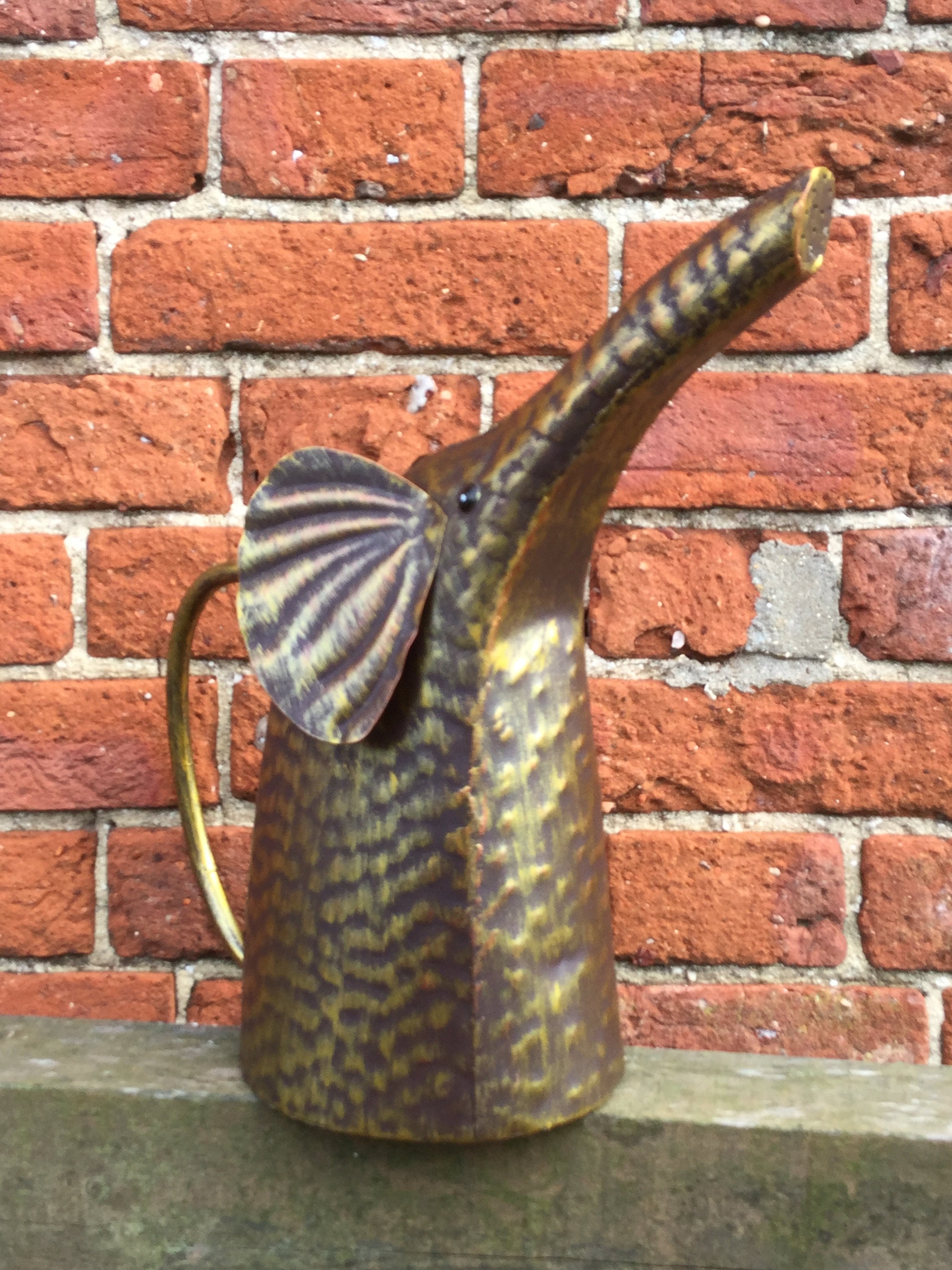 Elephant Bronzed Watering Can ..ideal Home&conservatory Use Etsy UK