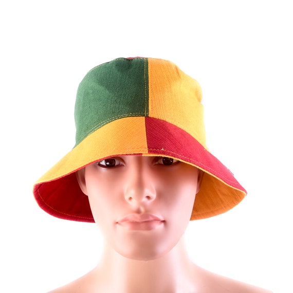 rasta bucket hat