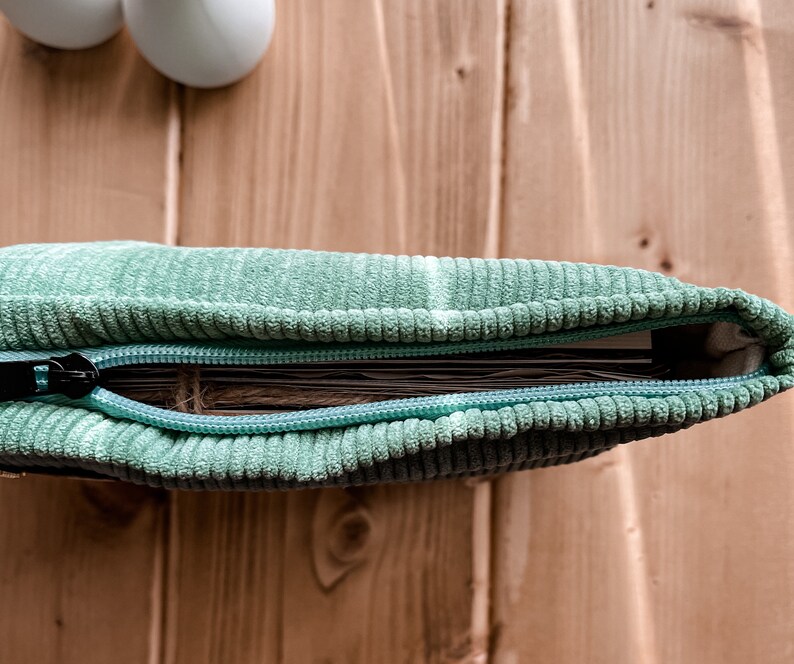 Corduroy BOOK SLEEVE With Zipper for Paperbacks and Small Etsy