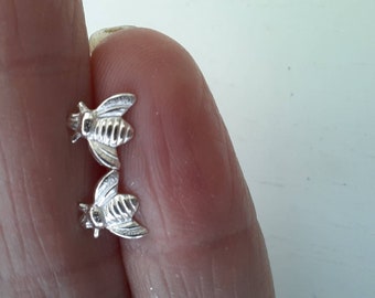 Gold filled or Silver bee studs