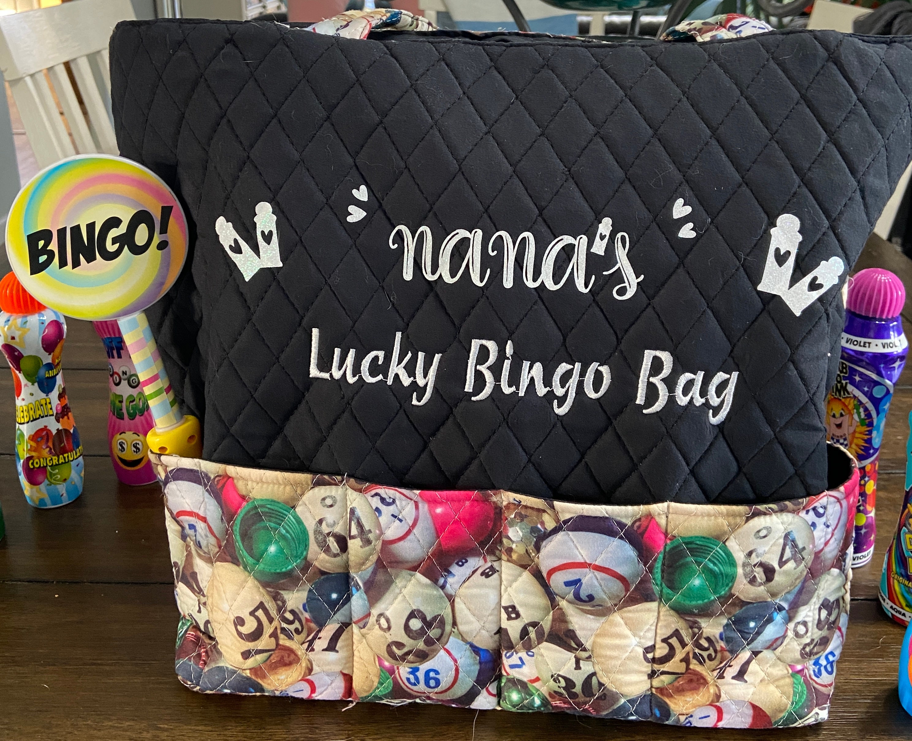 bingo cards dauber bag bingo/handbag in one! Canvas bingo bag now in 13 color choices! Bingo Bag Bingo Lover's Handbag Tassen & portemonnees Handtassen Schoudertassen bingo tote 