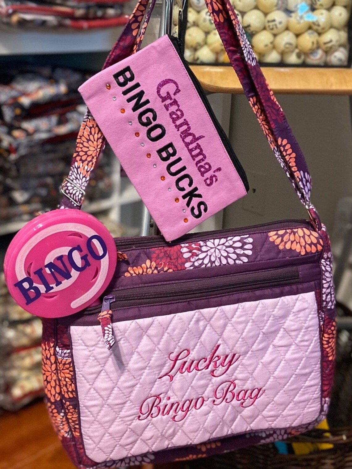 Lucky Bingo Bag makes a great bingo gift or even Mothers Day Etsy
