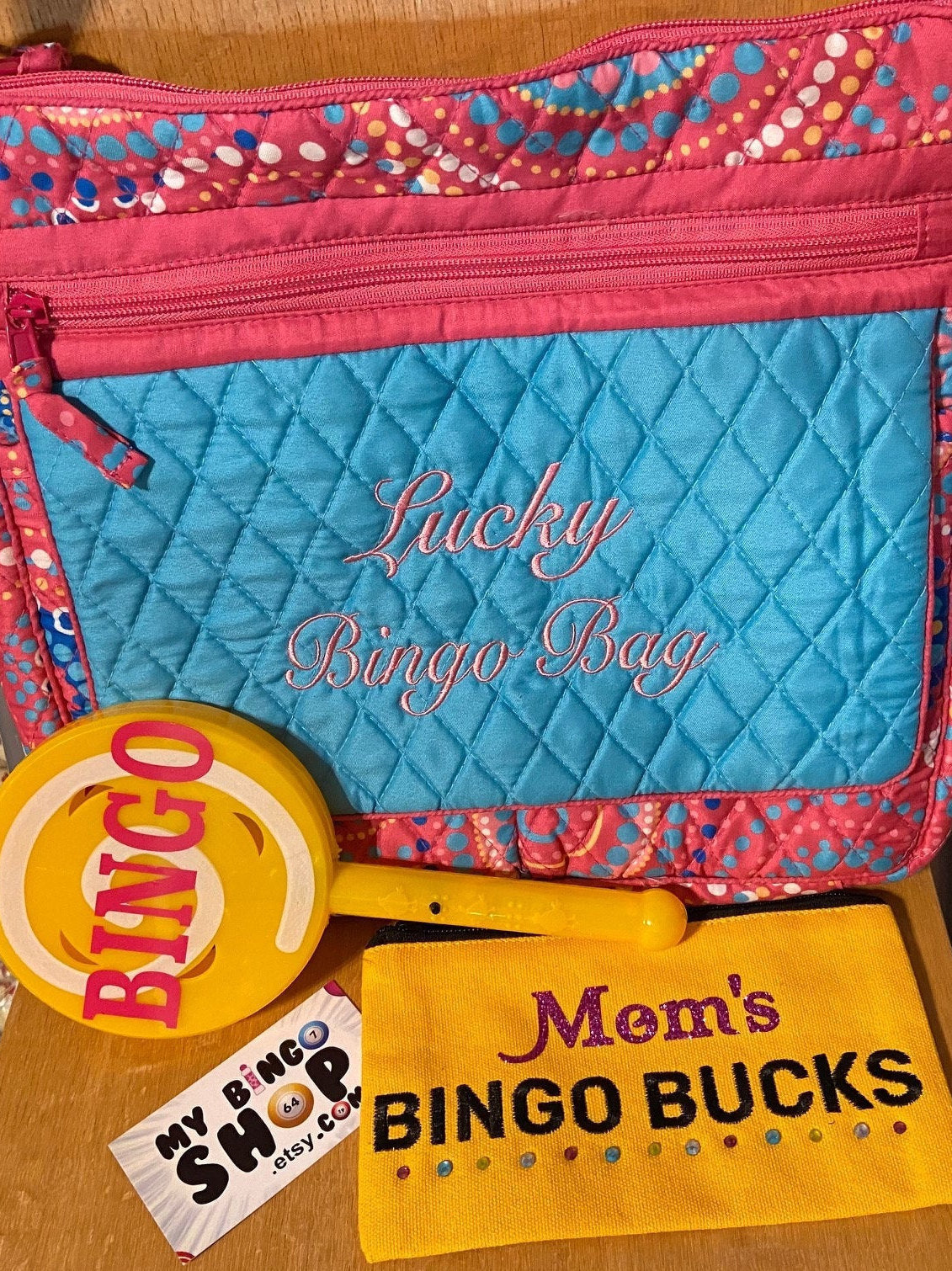 Lucky Bingo Bag makes a great bingo gift or even Mothers Day Etsy