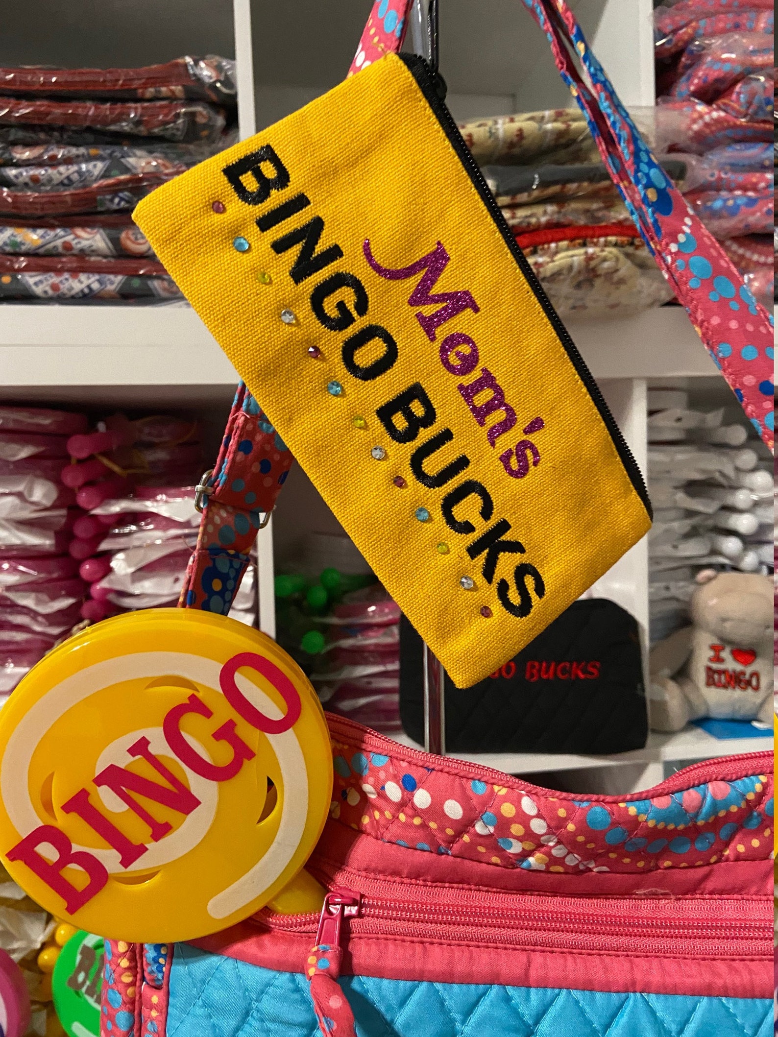 Lucky Bingo Bag makes a great bingo gift or even Mothers Day Etsy