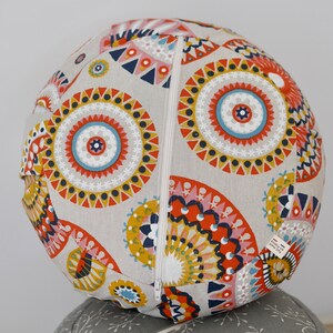 Zafu Mandalas, removable cover, spelled ball image 2