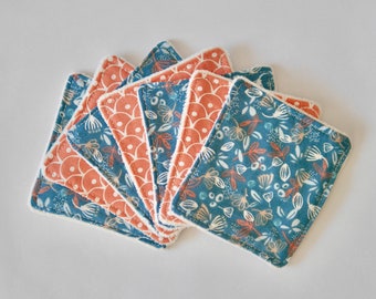 Eucalyptus wipes, Coral Blue, make-up remover and reusable