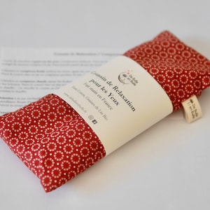 Removable Eye Relaxation Cushion, Red, Yoga Accessory
