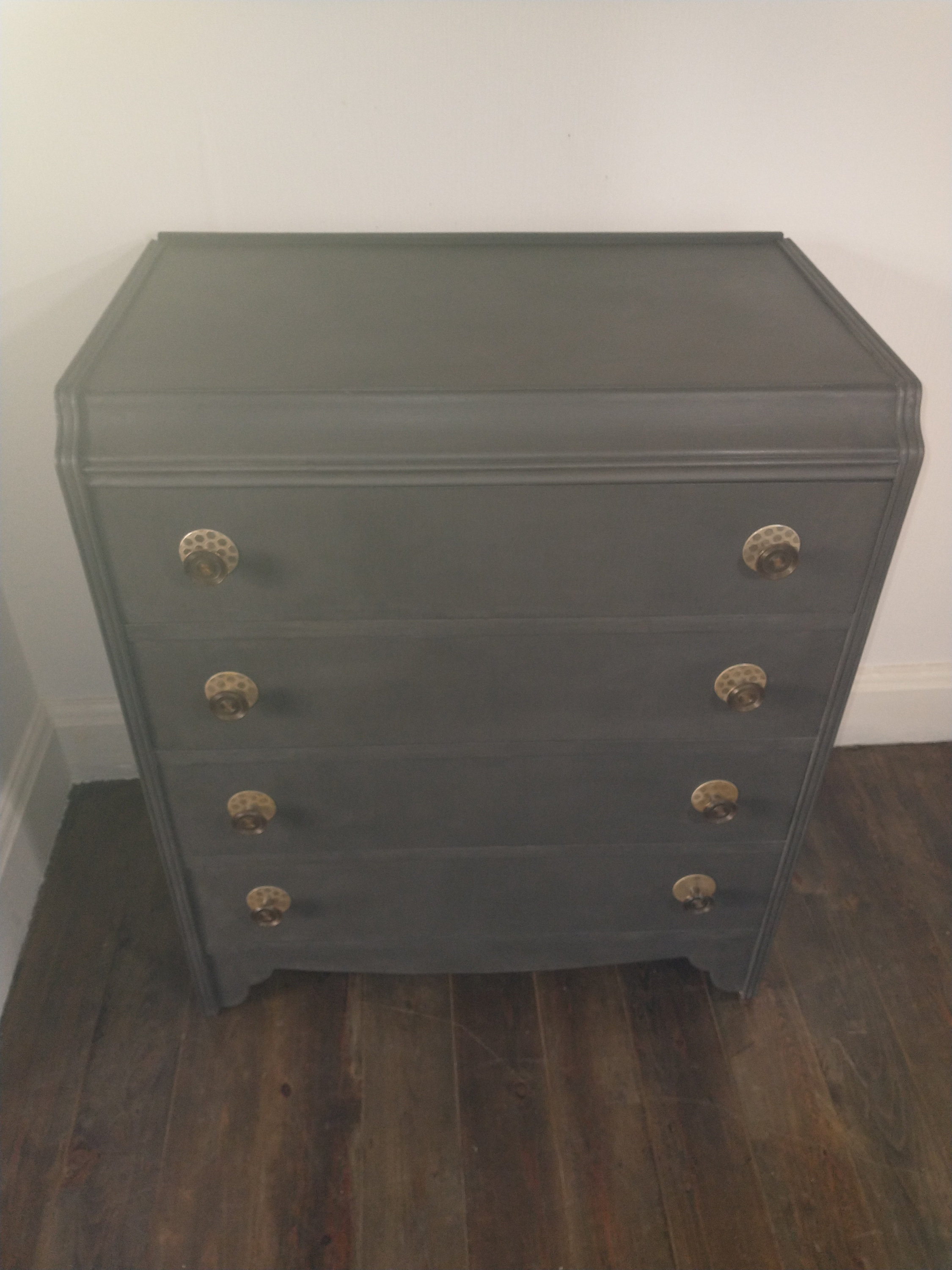 Cofre Vintage pintado de cajones | Etsy