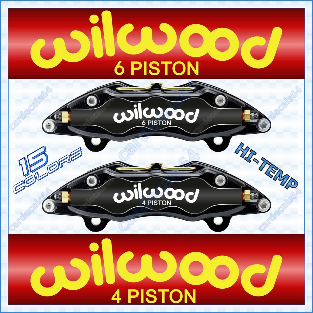 6 X Wilwood Decals Stickers for Brake Caliper 4PISTON 6 PISTON Etsy