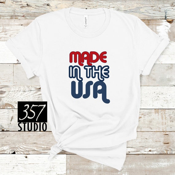 Made in the USA Short Sleeve Tee 4th of July Memorial Day