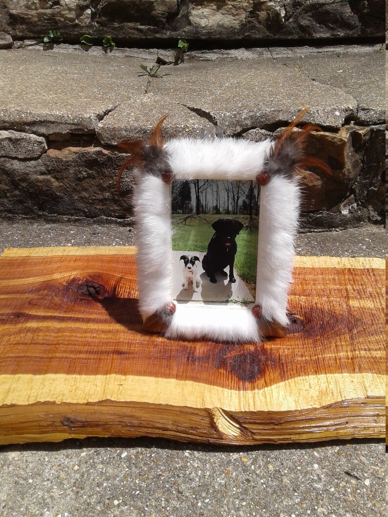 Hand Made Picture Frame Wedding Rabbit Image 0
