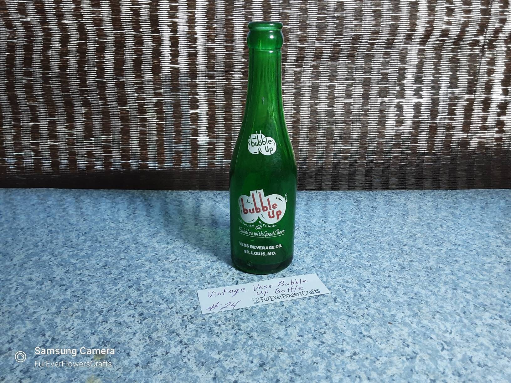 Vintage Vess Bubble up Bottle/antique Bottle/st.louis Mo Etsy