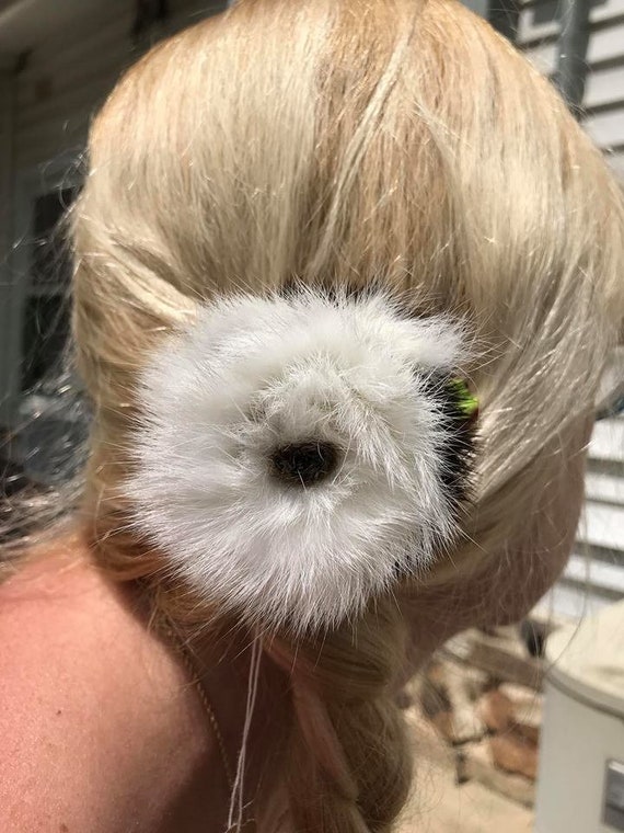 Fur Hair Barrettes Hair Clips Prom Wedding Kids Hair Bows Etsy