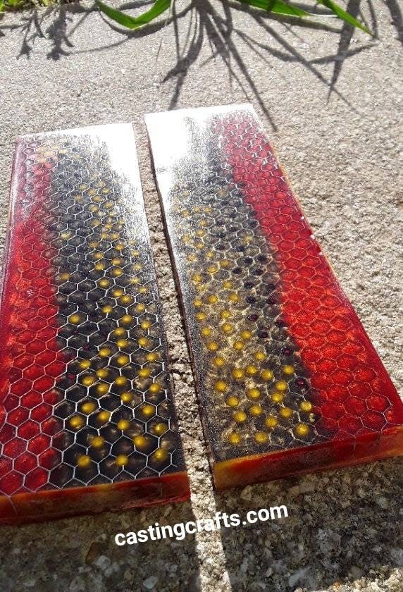 Brook Trout Large Resin Knife Scales Etsy