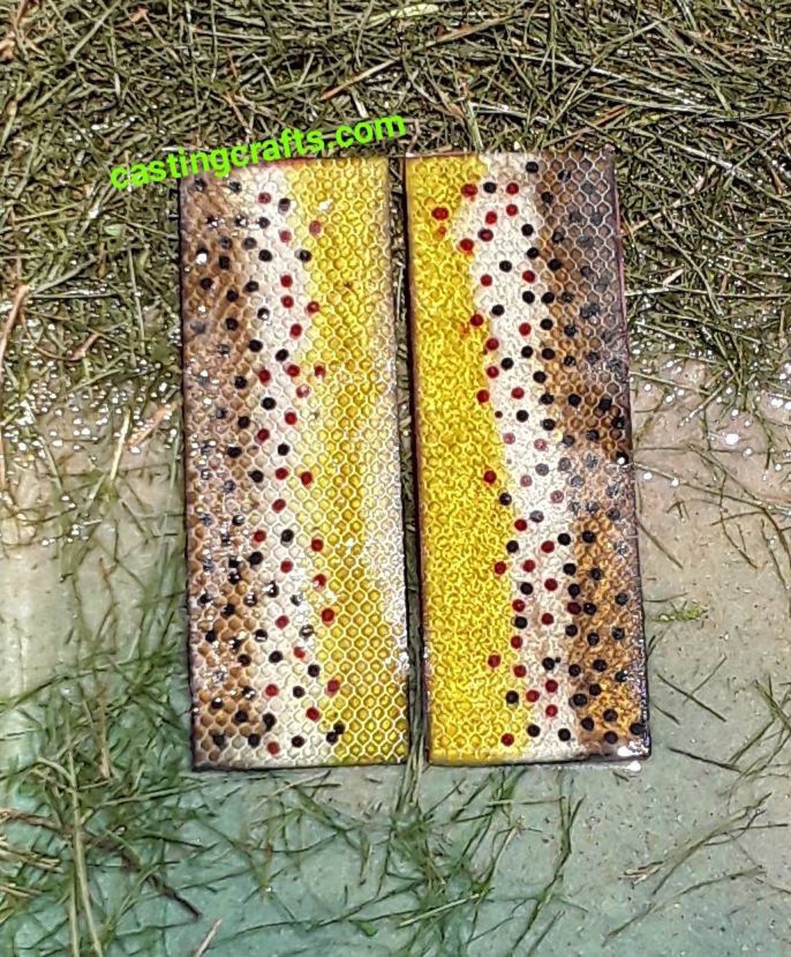 Brown Trout Large Resin Knife Scales Etsy