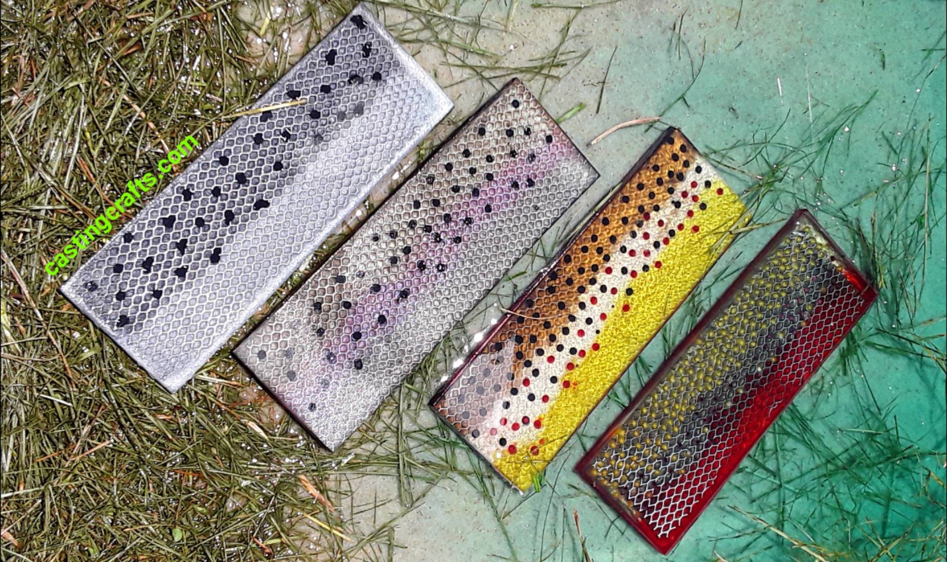 Brown Trout Large Resin Knife Scales Etsy