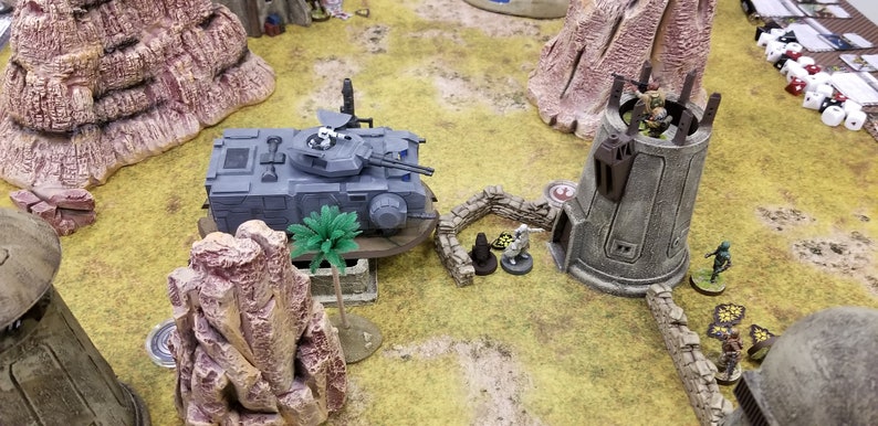 Sci-Fi Tank SW Legion 28mm 3D Printed PLA Contact Front Games