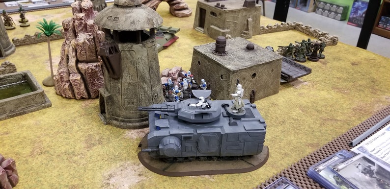 Sci-Fi Tank SW Legion 28mm 3D Printed PLA Contact Front Games