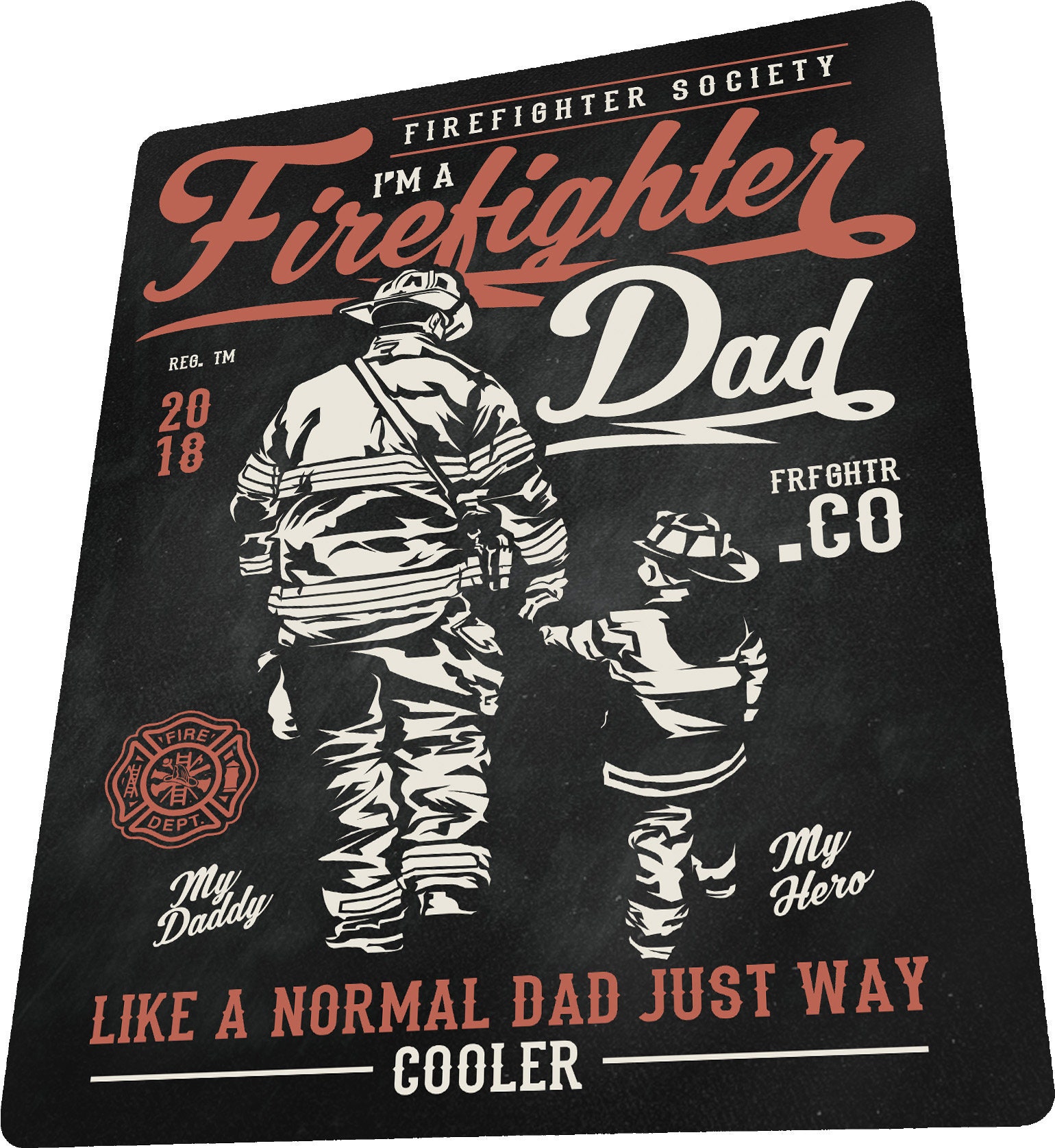 Discover Retro Vintage Reproduction Firefighter Fireman Dad Hero Metal Wall Sign Gift Present Fathers Day