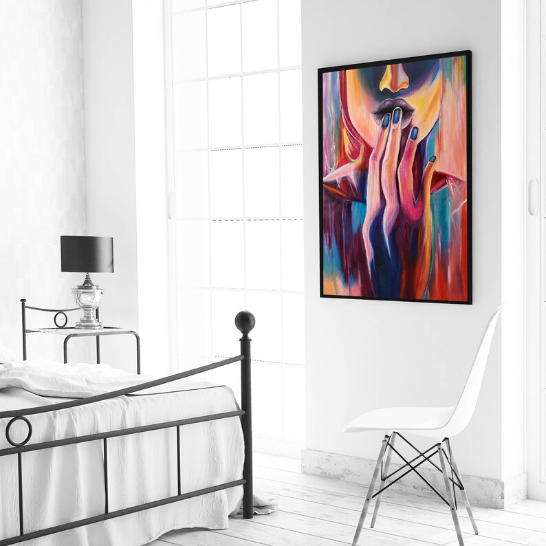 Tableau Toile Érotique "String Girl Nudes" - Impression Giclée - Châssis Tendu - Royaume-Uni