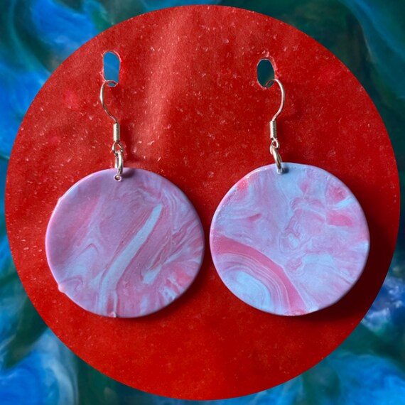 Recycled Plastic Earrings Made From Discarded Bottle Caps Etsy