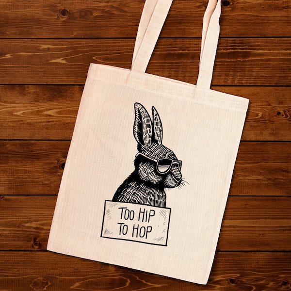 Stofftasche "Too Hip To Hop"