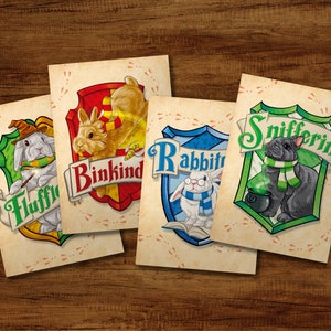 Carte postali "Zauberhafte Kaninchen" DIN A6