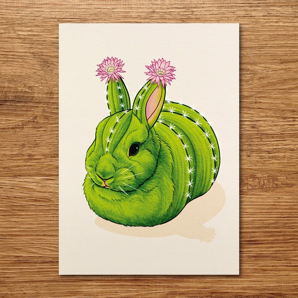 Postkarte "Kaktusbun" | DIN A6