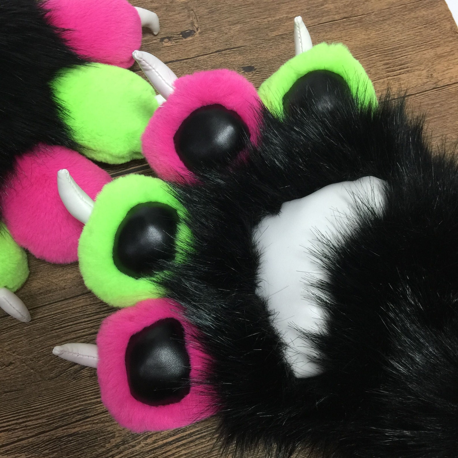 Fursuit Paws Furry Handpaws Cute Fluffy Faux Fur Fursuits Etsy