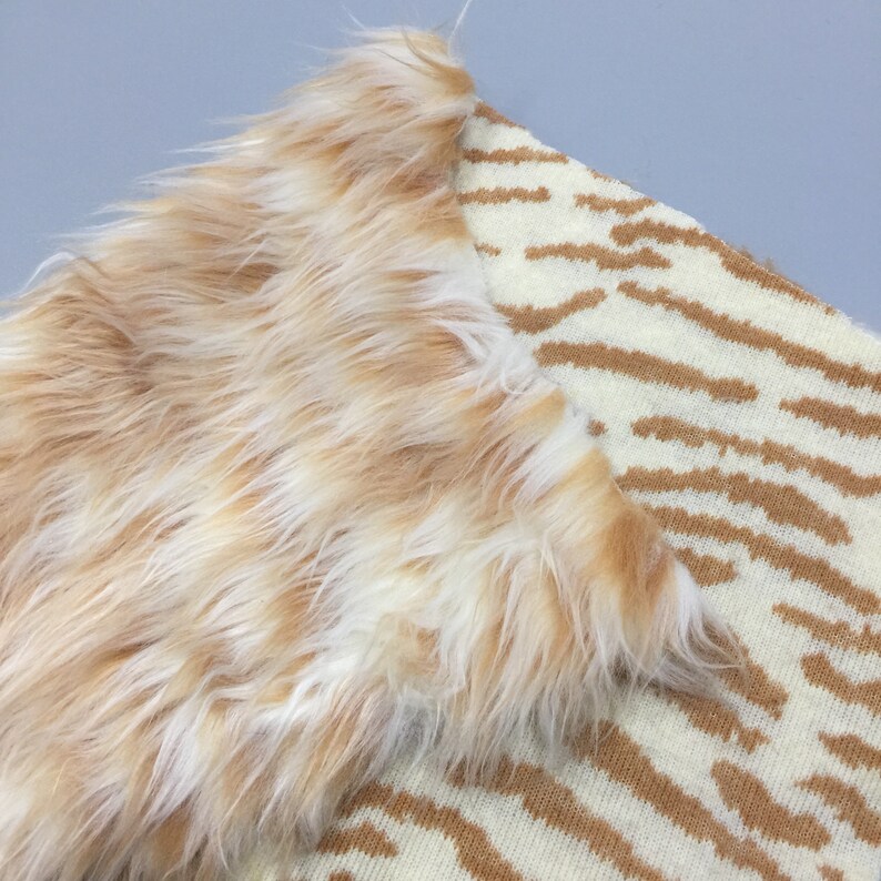 Cat PrintSoft Jacquard Faux FurFurry Shaggy Fur FabricWild Etsy