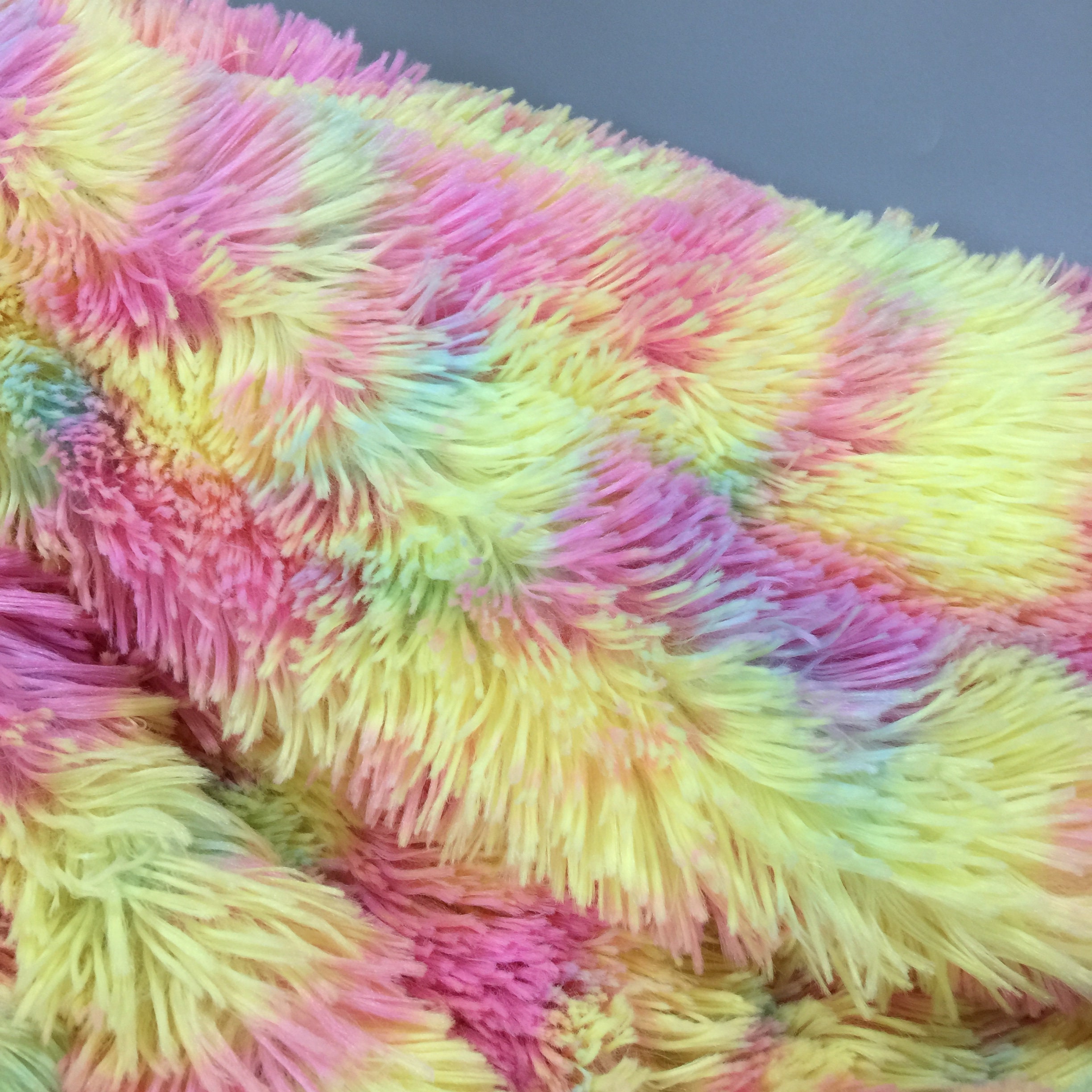 Minky Fabric Long Pile Furry Super Soft Fabric Fluffy Candy Etsy