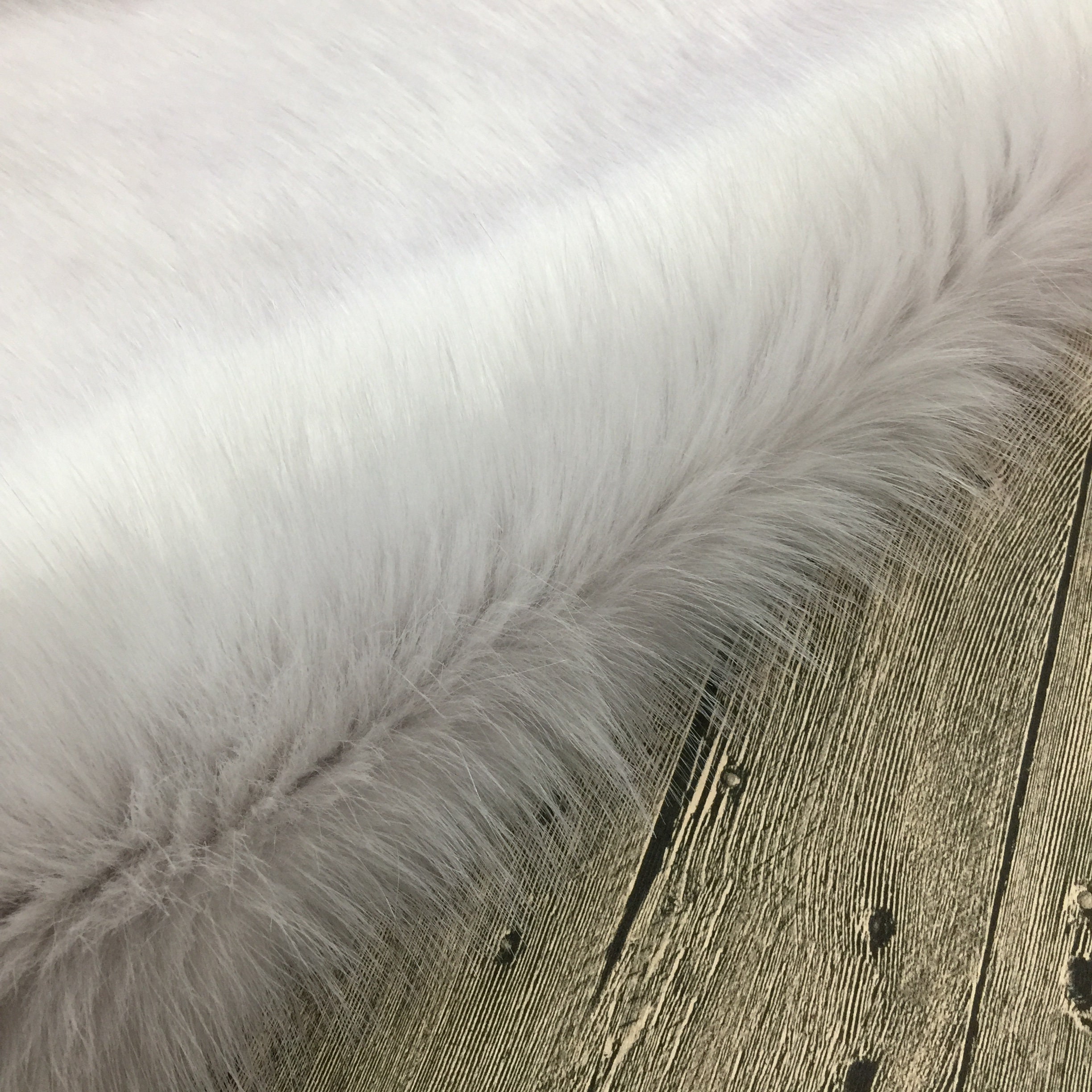 White LavenderLong Pile Fluffy Faux Fur for Down | Etsy