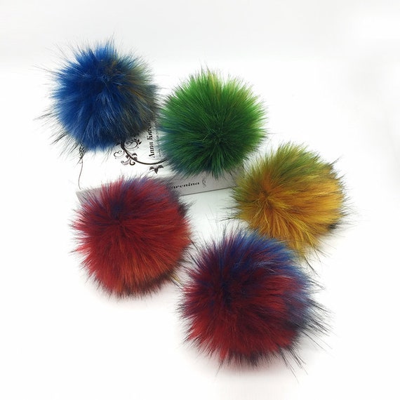 Custom Colorful Decorative Ball Fur POM Poms - China POM Poms and Poms  price