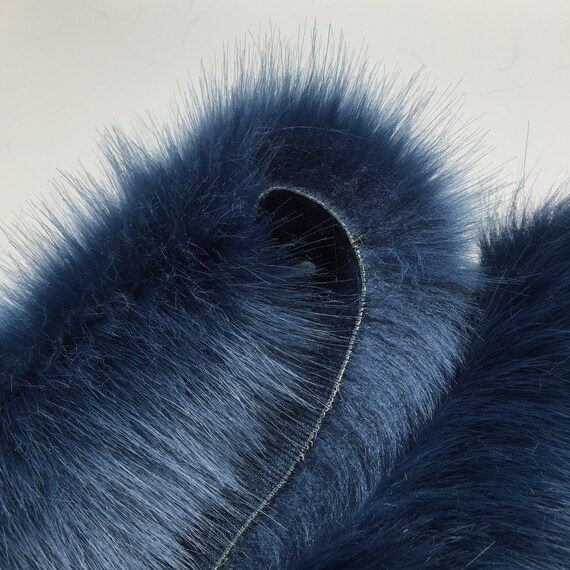 Faux Fur Trim Brown/navy/black/ivory Fur Trim, Soft Fur, Fur Stripe, Furry  Stripe, Fur Long Trim 