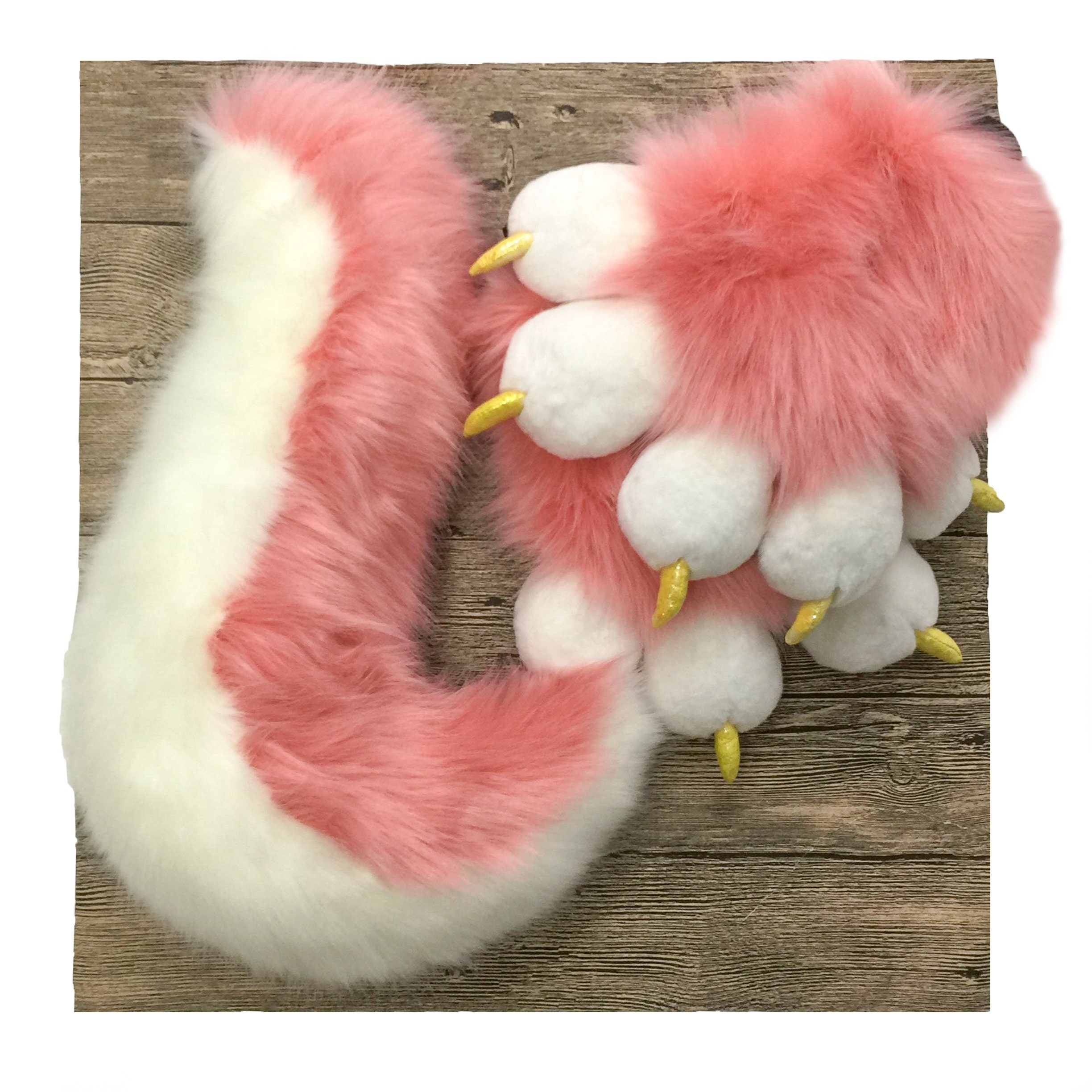 Fursuit Paws Furry Handpaws Cute Fluffy Faux Fur Fursuits Etsy