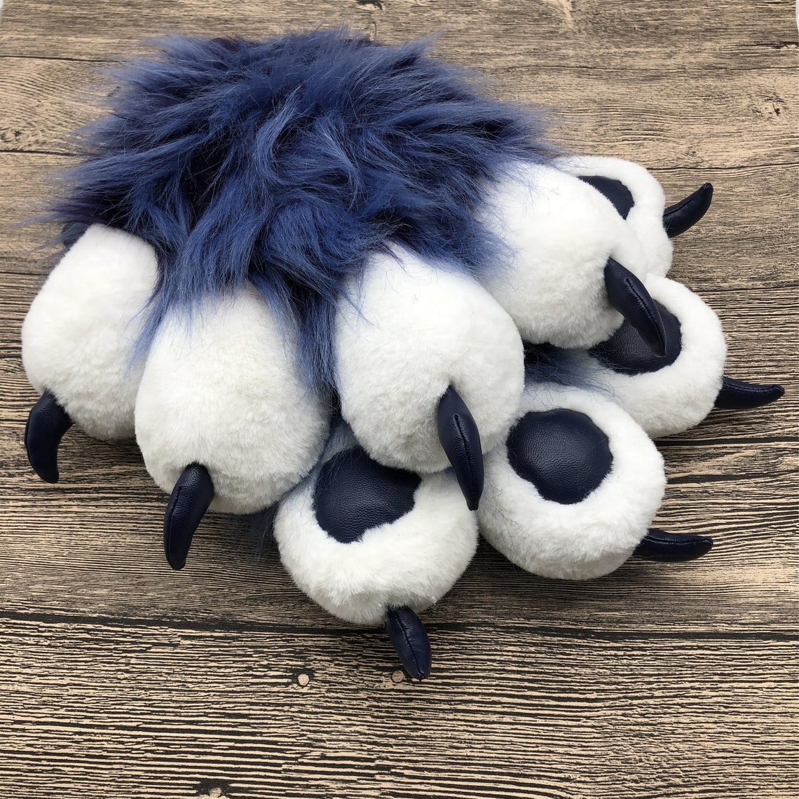Adorable Design Customized Fursuit Paws Cute Fluffy Furry Etsy